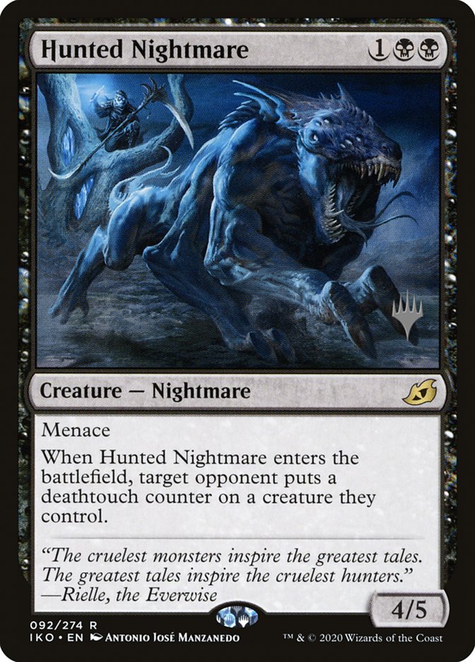 Hunted Nightmare (Promo Pack) [Ikoria: Lair of Behemoths Promos] | Good Games Modbury