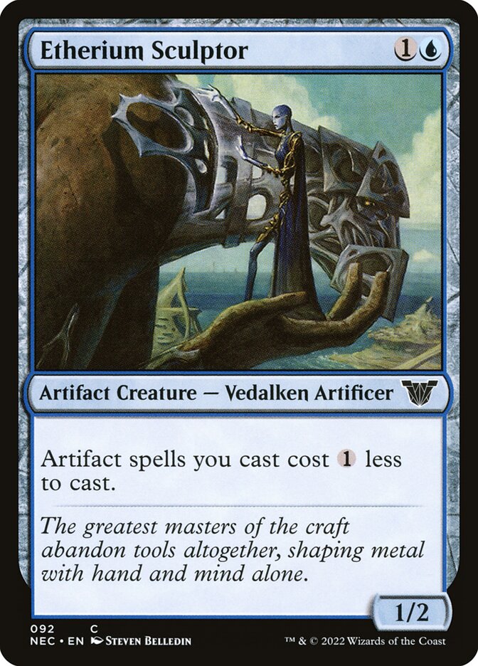 Etherium Sculptor 92/38 (Commander: Kamigawa: Neon Dynasty)  | Good Games Modbury