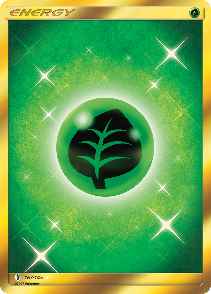 Grass Energy (167/145) [Sun & Moon: Guardians Rising] | Good Games Modbury