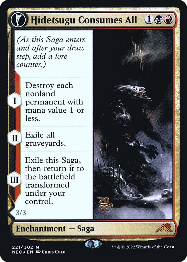 Hidetsugu Consumes All 221s/157 (Prerelease Cards)  - Foil | Good Games Modbury
