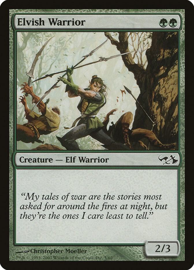 Elvish Warrior 5/62 (Duel Decks: Elves vs. Goblins)  | Good Games Modbury