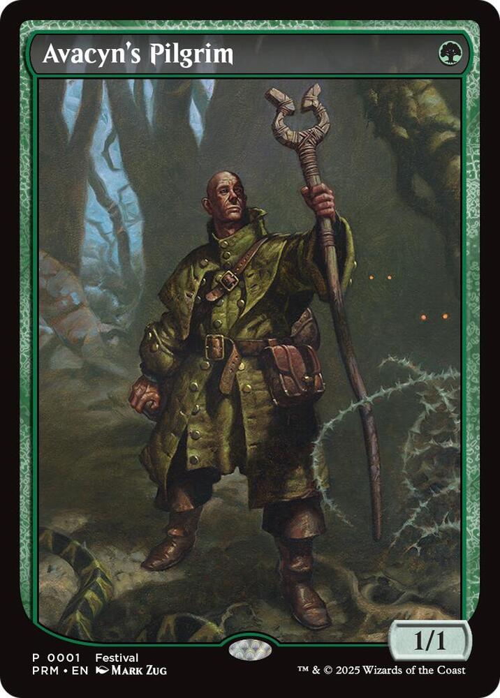 Avacyn's Pilgrim 1F/19 (MagicFest Cards)  - Textless Foil | Good Games Modbury