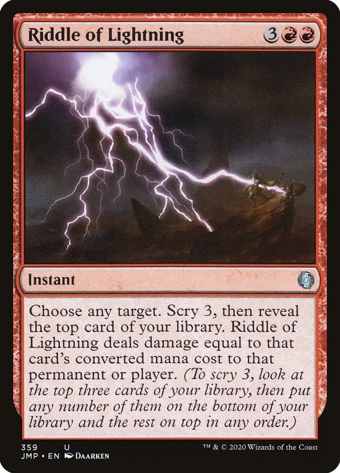 Riddle of Lightning 359/495 (Jumpstart)  | Good Games Modbury