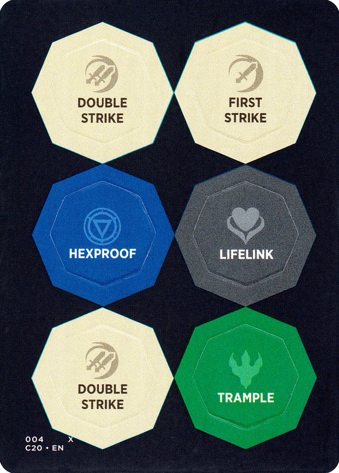 Punch Card Token (003 // 004) - Thick Stock [Commander 2020 Tokens] | Good Games Modbury