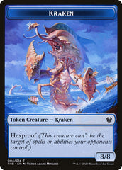 Human Soldier // Kraken Double-Sided Token [Theros Beyond Death Tokens] | Good Games Modbury
