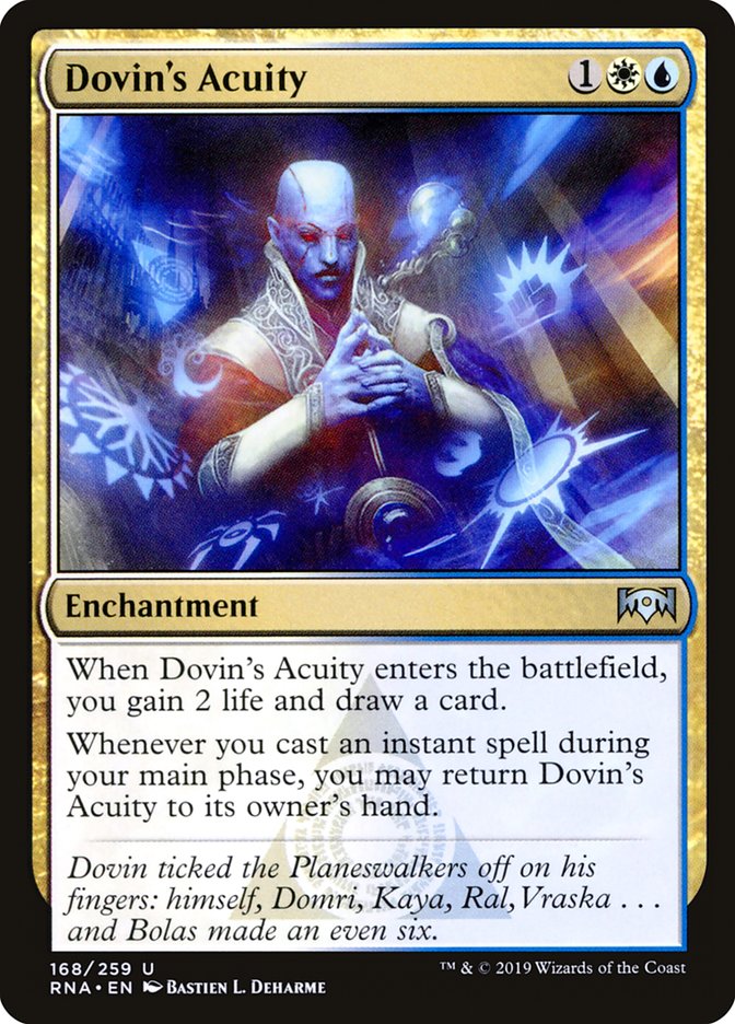 Dovin's Acuity 168/259 (Ravnica Allegiance)  | Good Games Modbury