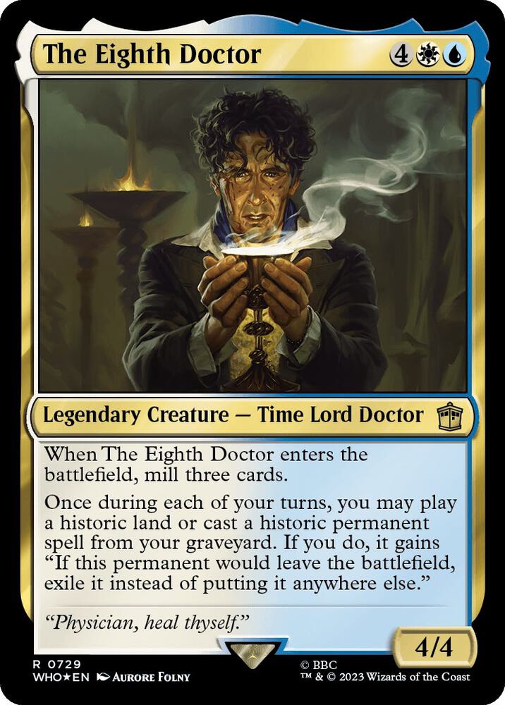 The Eighth Doctor 729/331 (Universes Beyond: Doctor Who)  - Surge Foil | Good Games Modbury