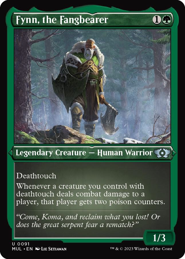Fynn, the Fangbearer 91 (March of the Machine: Multiverse Legends)  - Etched Foil | Good Games Modbury