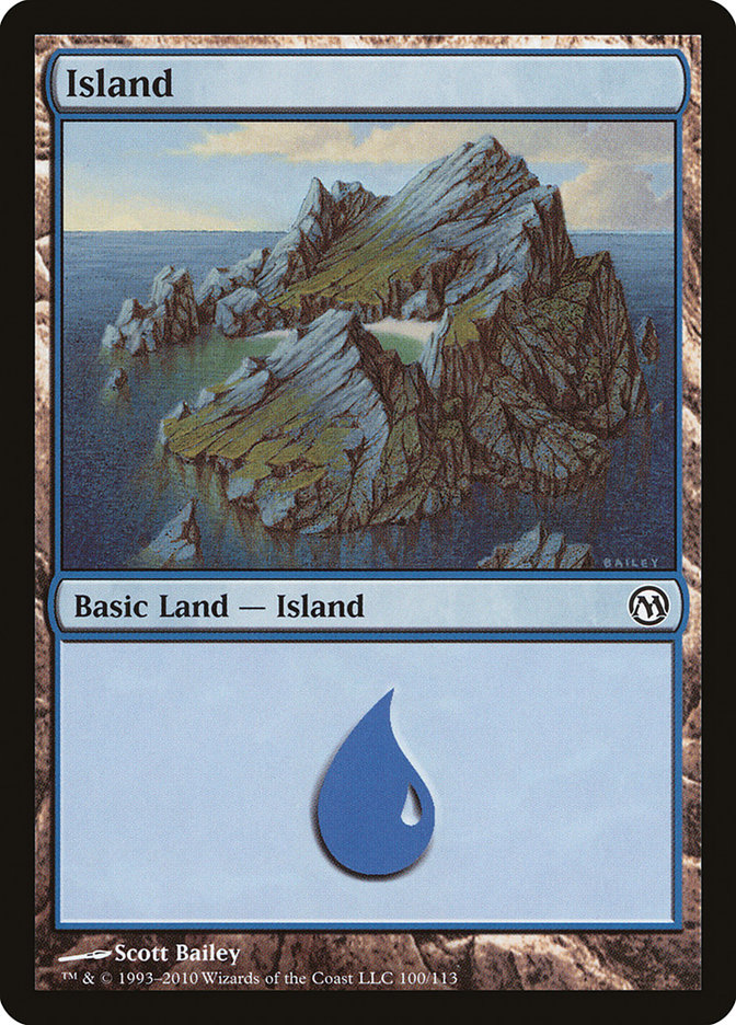 Island (100) [Duels of the Planeswalkers] | Good Games Modbury