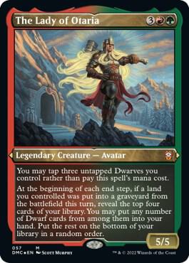 The Lady of Otaria Foil Etched 57 (Commander: Dominaria United)  - Foil | Good Games Modbury