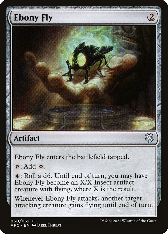 Ebony Fly 60 (Commander: Adventures in the Forgotten Realms)  | Good Games Modbury