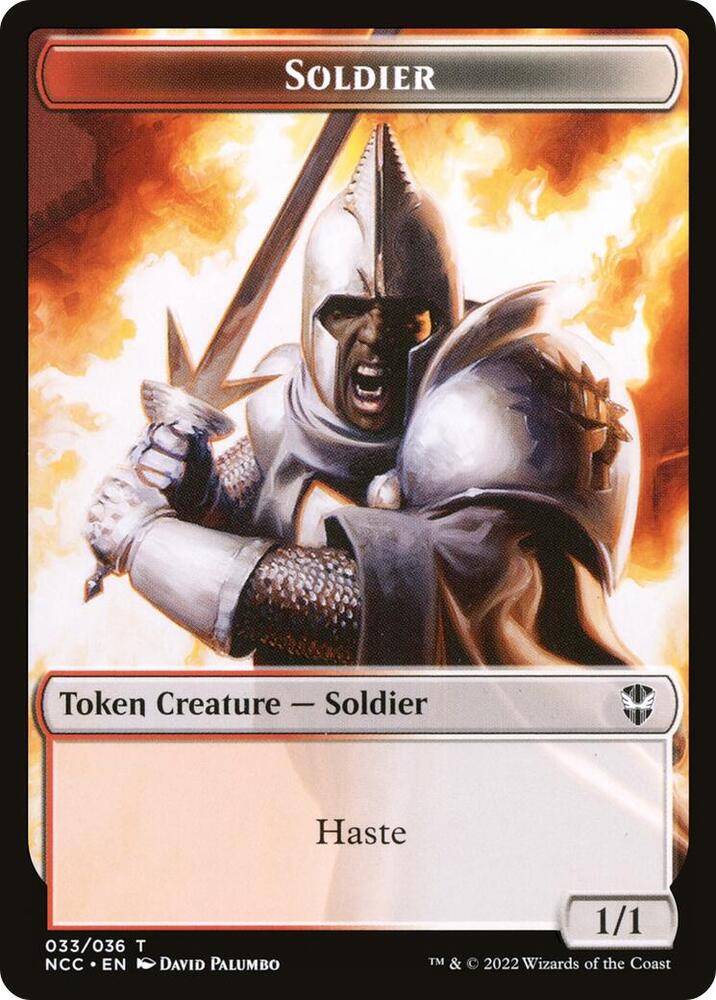 Soldier 033 Devil Double Sided Token 33 // 17 (Commander: Streets of New Capenna)  | Good Games Modbury