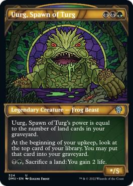 Uurg Spawn of Turg Showcase 324/281 (Dominaria United)  - Foil | Good Games Modbury
