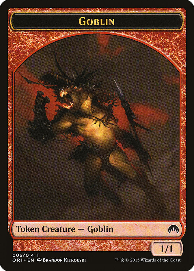 Goblin Token [Magic Origins Tokens] | Good Games Modbury