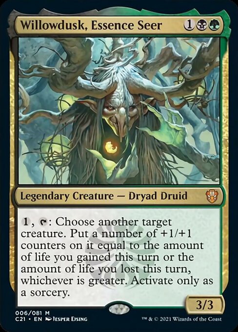 Willowdusk, Essence Seer [Commander 2021] | Good Games Modbury