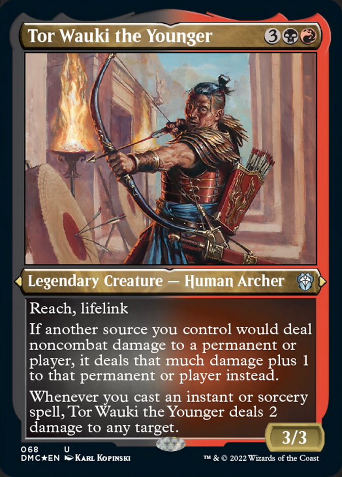 Tor Wauki the Younger (Foil Etched) [Dominaria United Commander] | Good Games Modbury