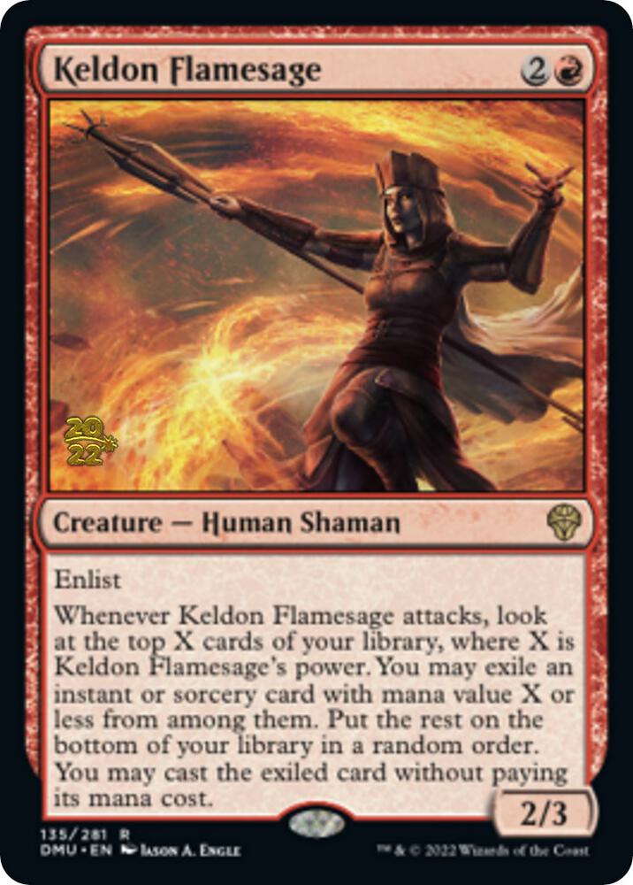 Keldon Flamesage 135s/161 (Prerelease Cards)  - Foil | Good Games Modbury