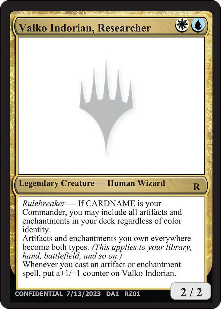 Valko Indorian Researcher RZ01c/477 (Un-Known Event Playtest Cards)  | Good Games Modbury