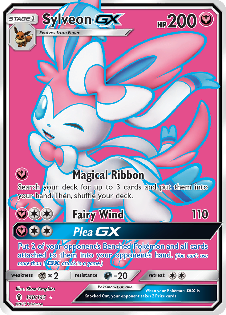 Sylveon GX (140/145) [Sun & Moon: Guardians Rising] | Good Games Modbury