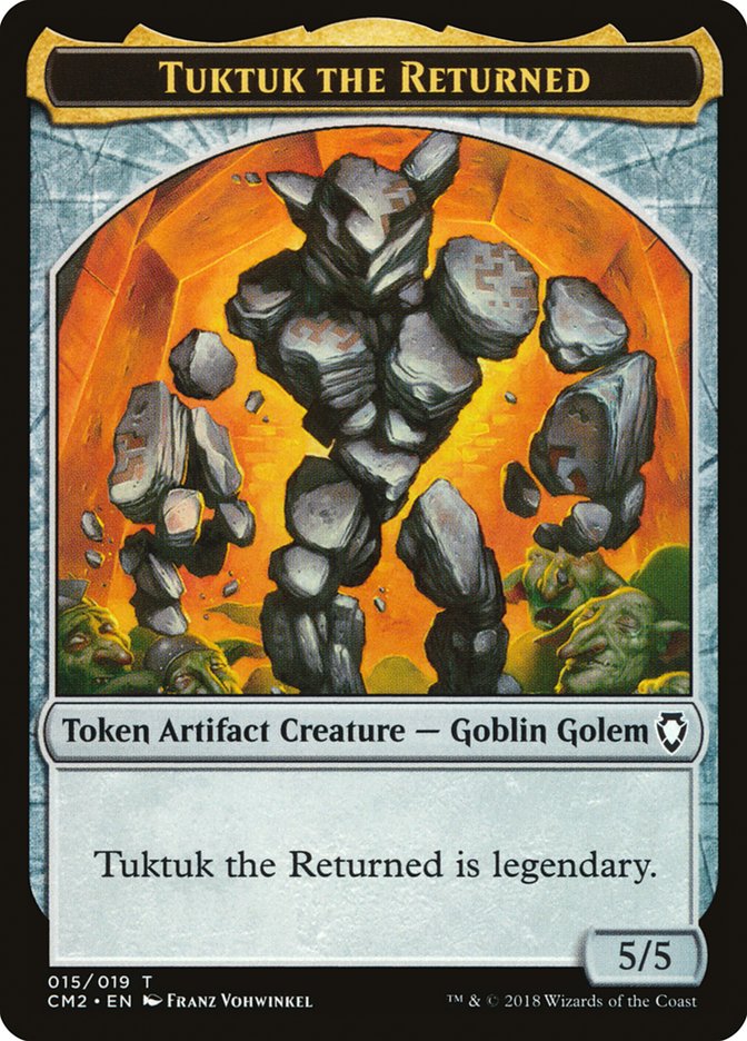 Tuktuk the Returned Token [Commander Anthology Volume II Tokens] | Good Games Modbury