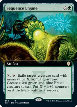 Sequence Engine Extended Art 394/81 (Commander 2021)  | Good Games Modbury