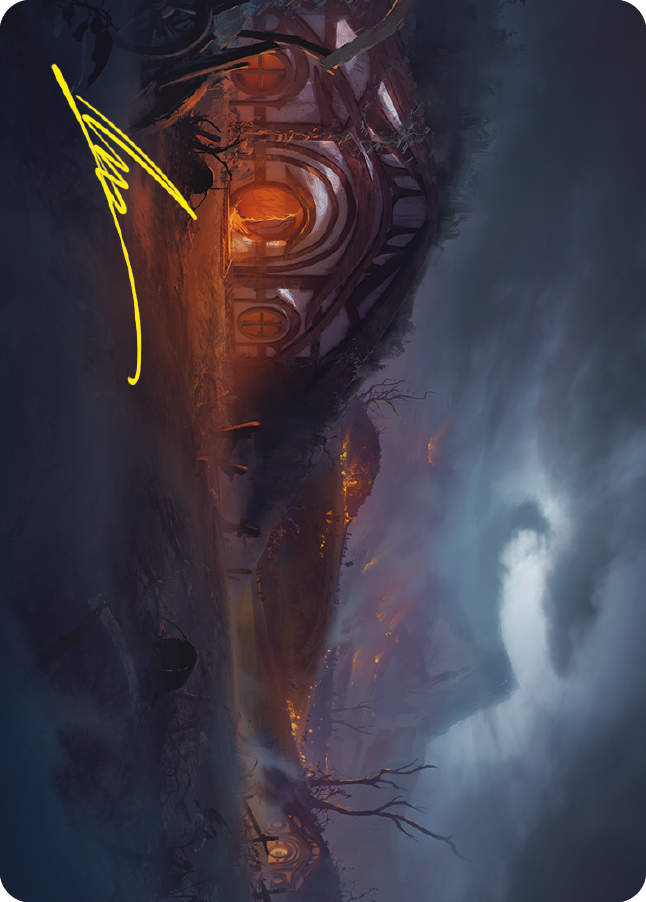 Field of Ruin Art Card (Gold-Stamped Signature) [The Lord of the Rings: Tales of Middle-earth Art Series] | Good Games Modbury