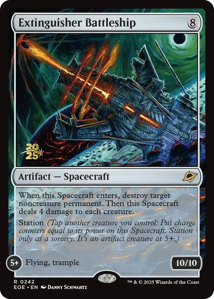 Extinguisher Battleship 242s/160 (Prerelease Cards)  - Foil | Good Games Modbury