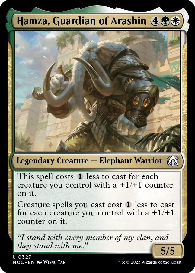 Hamza, Guardian of Arashin 327/444 (Commander: March of the Machine)  | Good Games Modbury