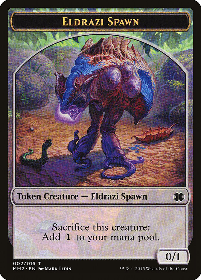 Eldrazi Spawn Token (002/016) [Modern Masters 2015 Tokens] | Good Games Modbury