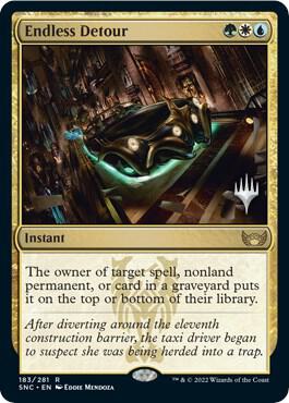 Endless Detour 183p/161 (Promo Pack: Streets of New Capenna)  - Foil | Good Games Modbury