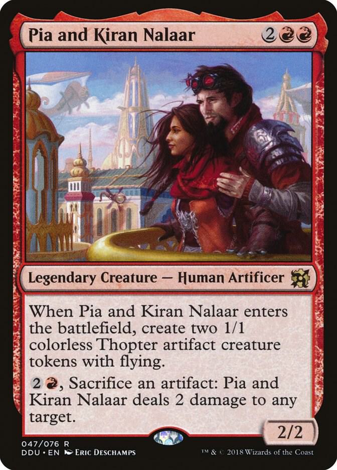 Pia and Kiran Nalaar 47/76 (Duel Decks: Elves vs. Inventors)  | Good Games Modbury