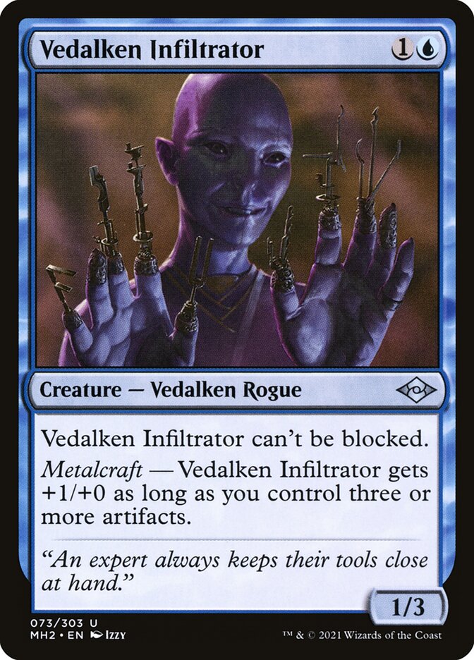 Vedalken Infiltrator 73 (Modern Horizons 2)  - Foil | Good Games Modbury