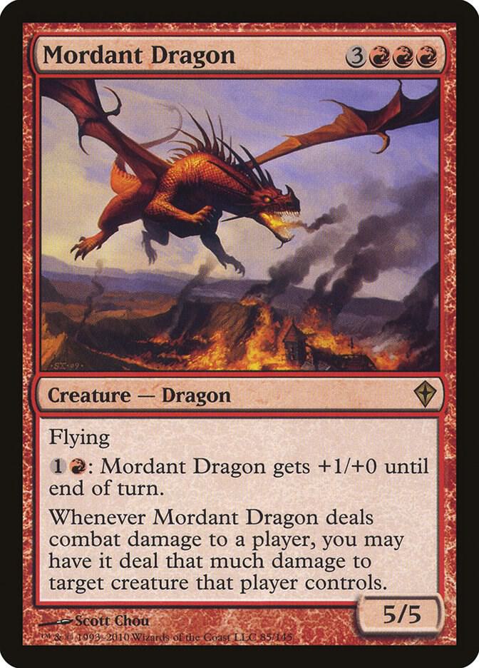 Mordant Dragon 85/145 (Worldwake)  | Good Games Modbury