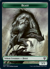 Beast (010) // Whale Double-Sided Token [Commander 2021 Tokens] | Good Games Modbury