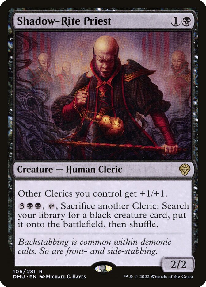 Shadow-Rite Priest 106 (Dominaria United)  | Good Games Modbury