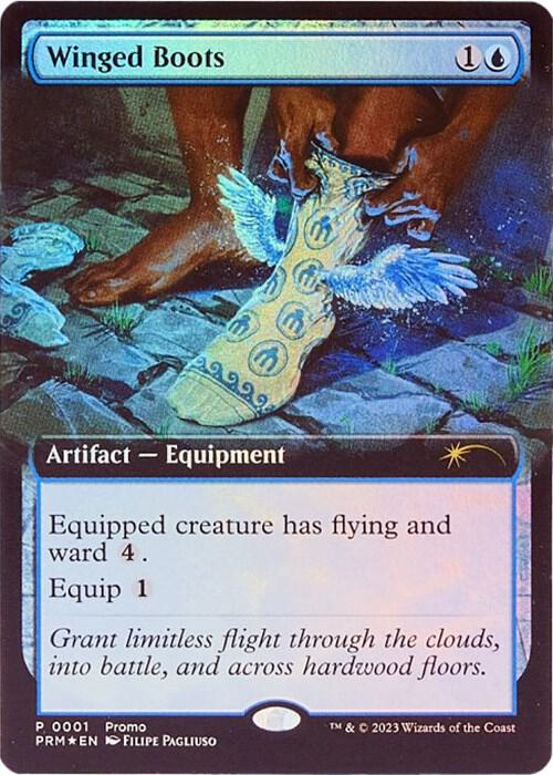 Winged Boots 2023-7/84 (Media Promos)  - Foil | Good Games Modbury