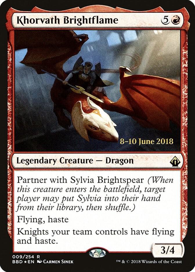Khorvath Brightflame 9s/22 (Launch Party & Release Event Promos)  - Foil | Good Games Modbury