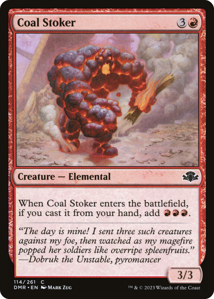 Coal Stoker [Dominaria Remastered] | Good Games Modbury