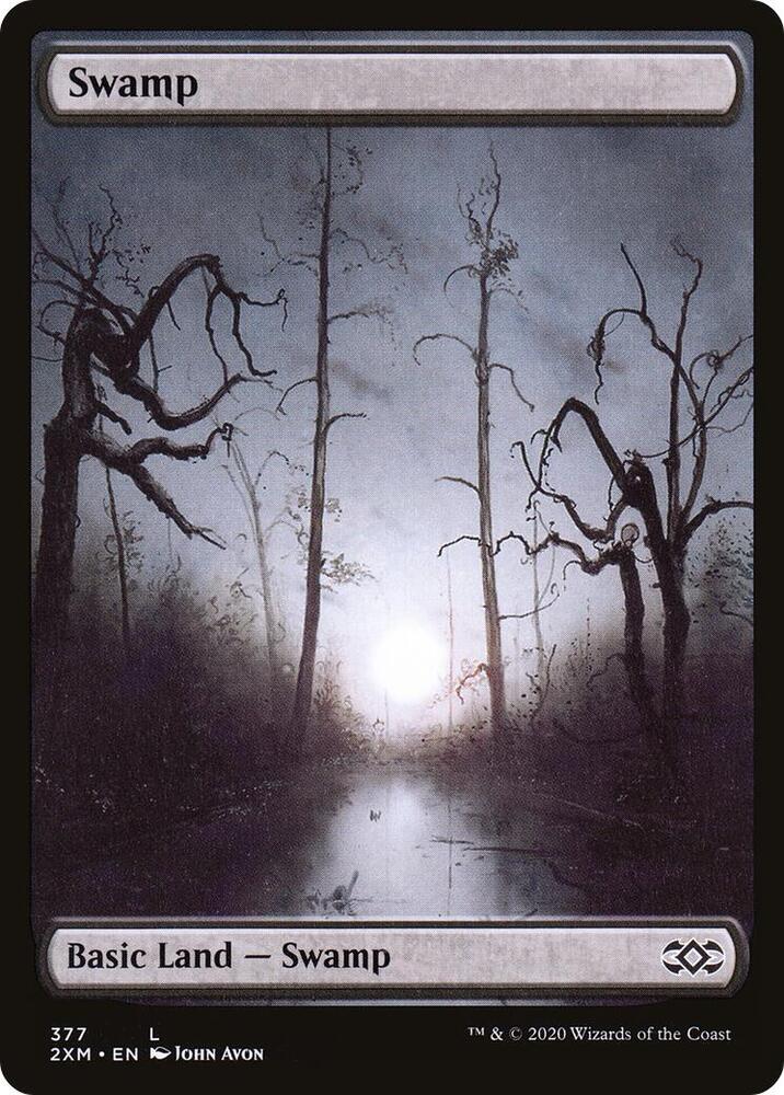 Swamp 377/332 (Double Masters)  - Full Art Foil | Good Games Modbury