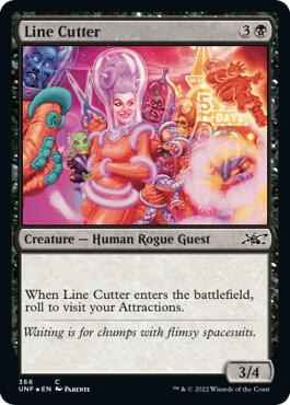 Line Cutter Galaxy Foil 366/244 (Unfinity)  - Foil | Good Games Modbury