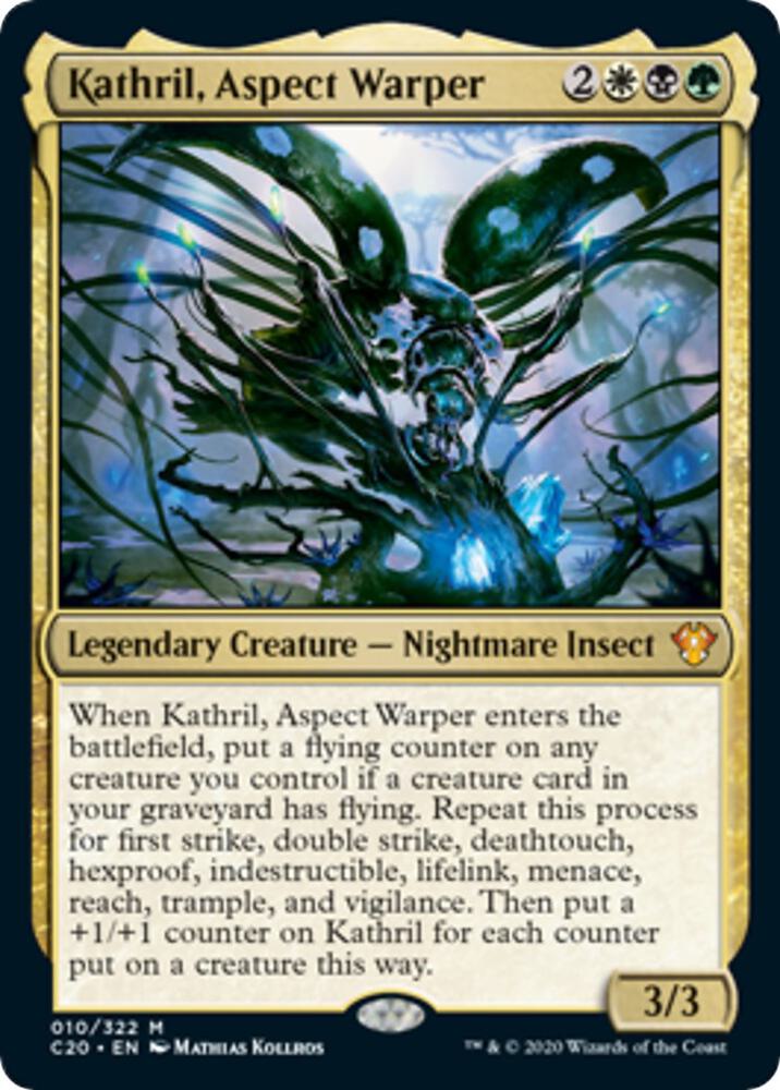 Kathril, Aspect Warper 10/322 (Oversize Cards)  - Foil | Good Games Modbury