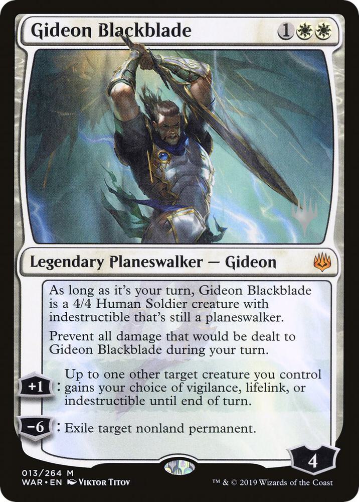 Gideon Blackblade 13 (Promo Pack: Throne of Eldraine)  | Good Games Modbury