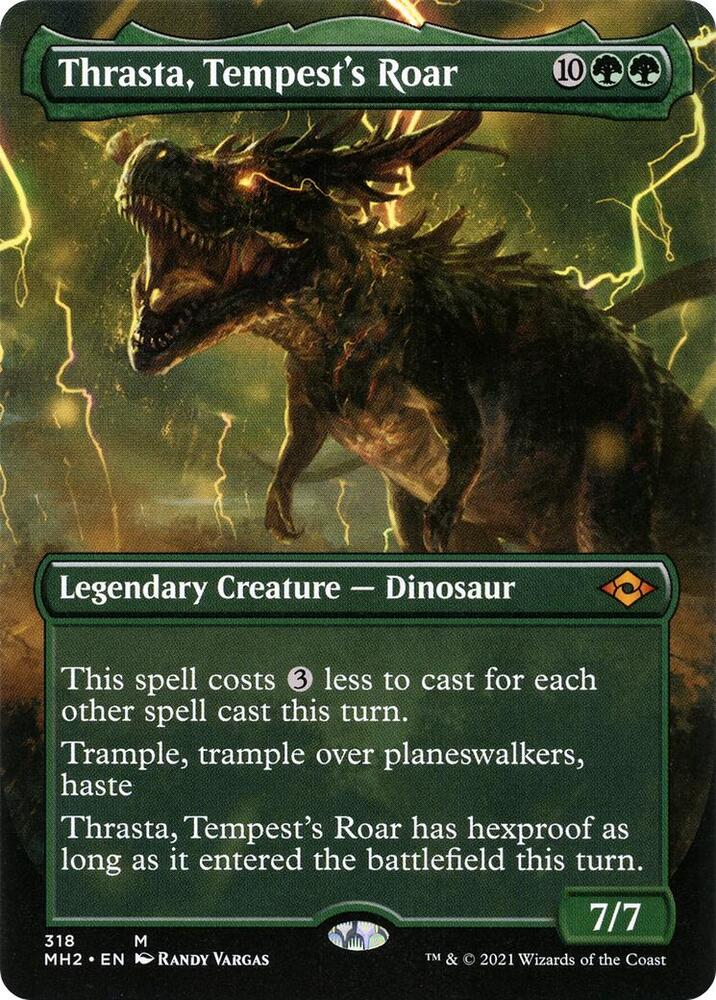Thrasta Tempests Roar Borderless 318/303 (Modern Horizons 2)  | Good Games Modbury
