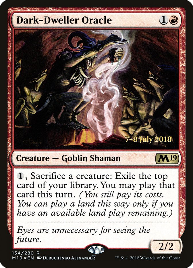 Dark-Dweller Oracle [Core Set 2019 Prerelease Promos] | Good Games Modbury