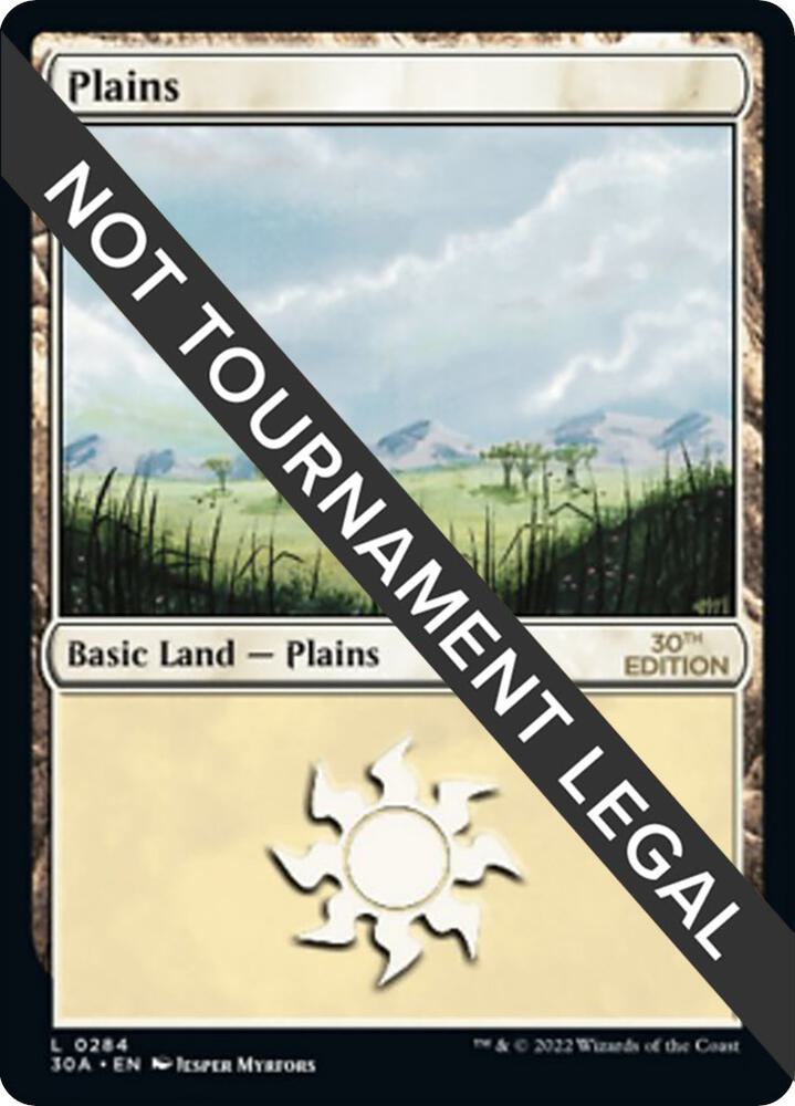 Plains 284 284/594 (30th Anniversary Edition)  | Good Games Modbury