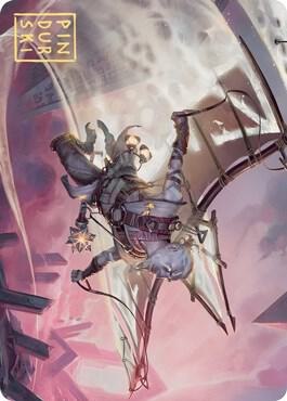 Kitesail Cleric Art Card Gold Stamped Signature 40 (Art Series: Zendikar Rising)  | Good Games Modbury