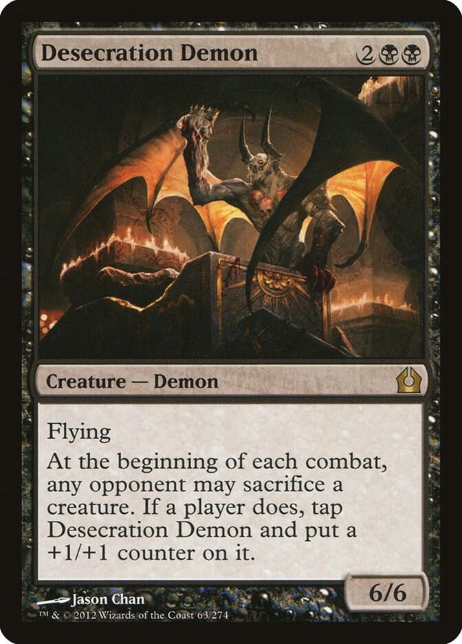 Desecration Demon 63/274 (Return to Ravnica)  | Good Games Modbury