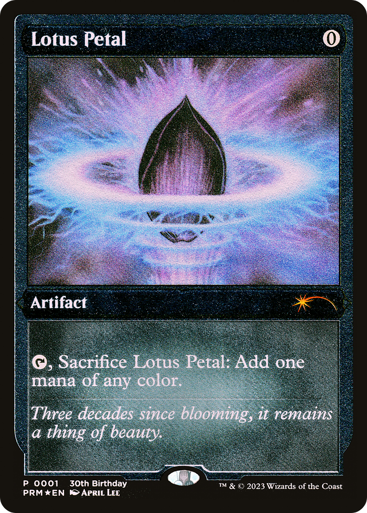 Lotus Petal (Foil Etched) [30th Anniversary Promos] | Good Games Modbury