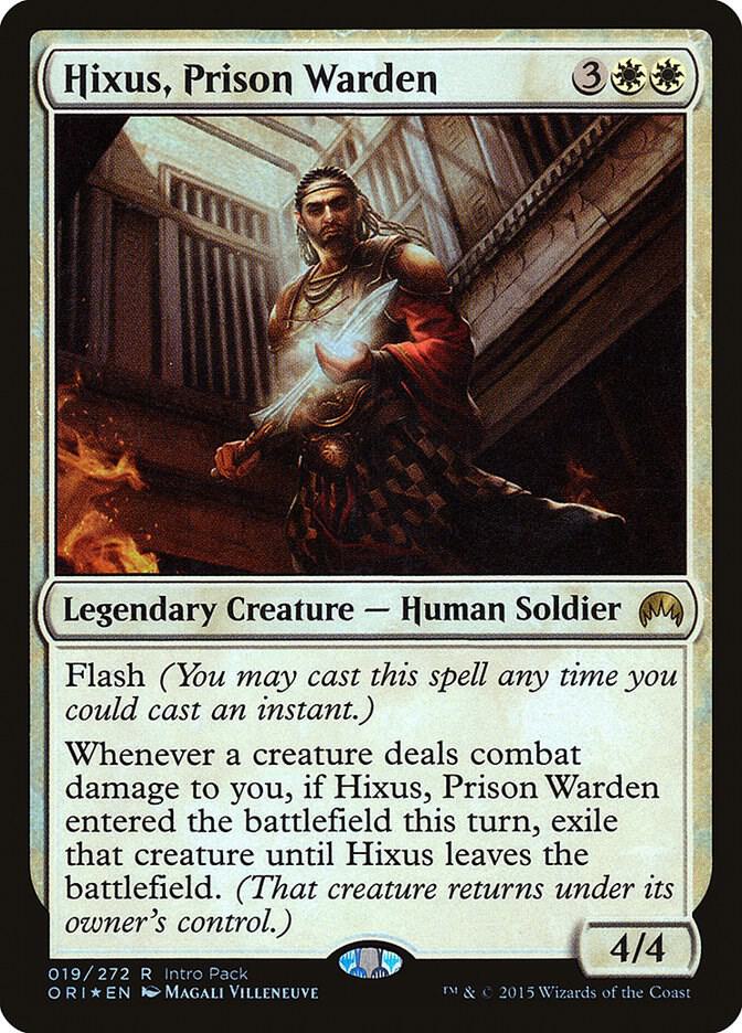 Hixus Prison Warden 19/54 (Unique and Miscellaneous Promos)  - Foil | Good Games Modbury