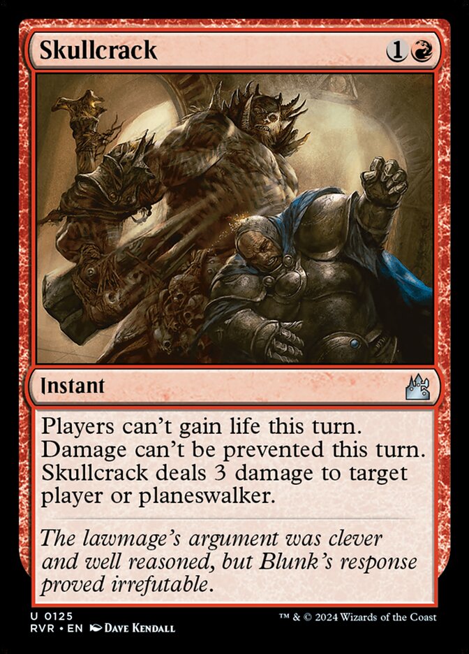 Skullcrack 125/291 (Ravnica Remastered)  - Foil | Good Games Modbury